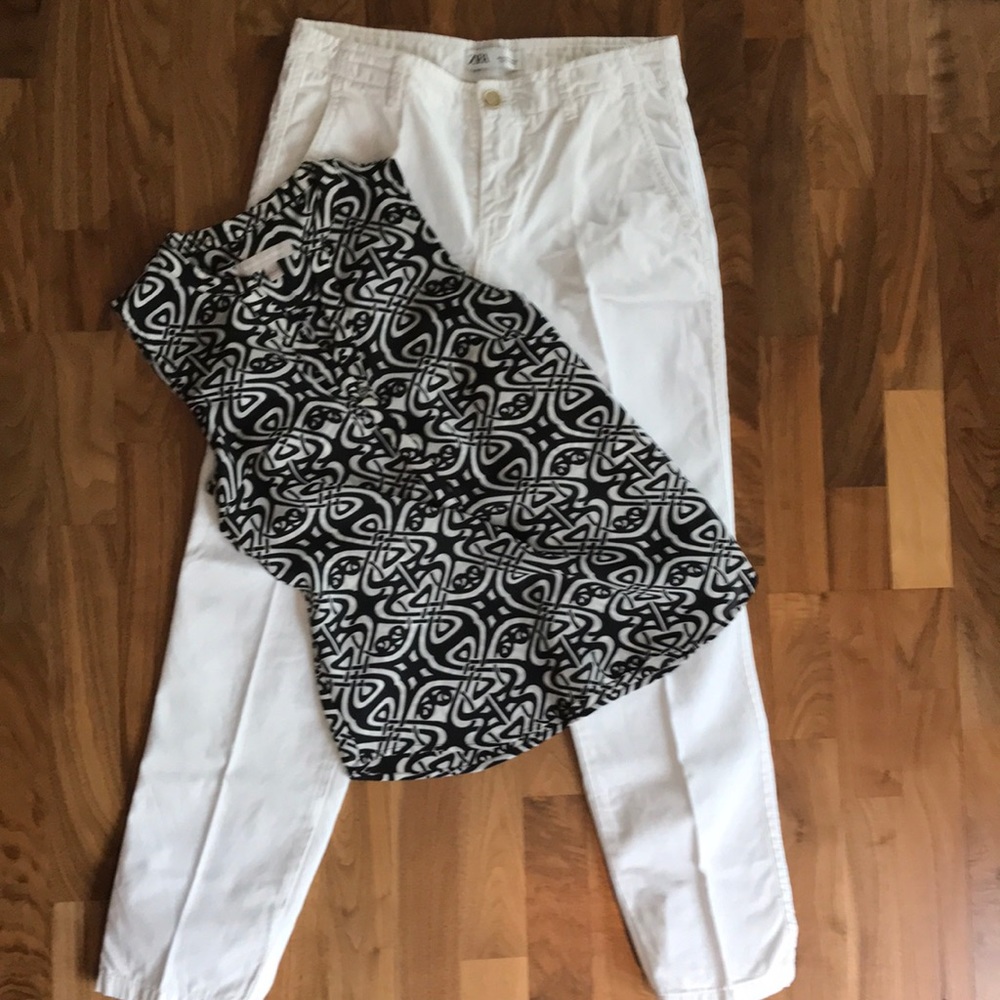 Zara Chinos NWOT - Picture 3 of 14
